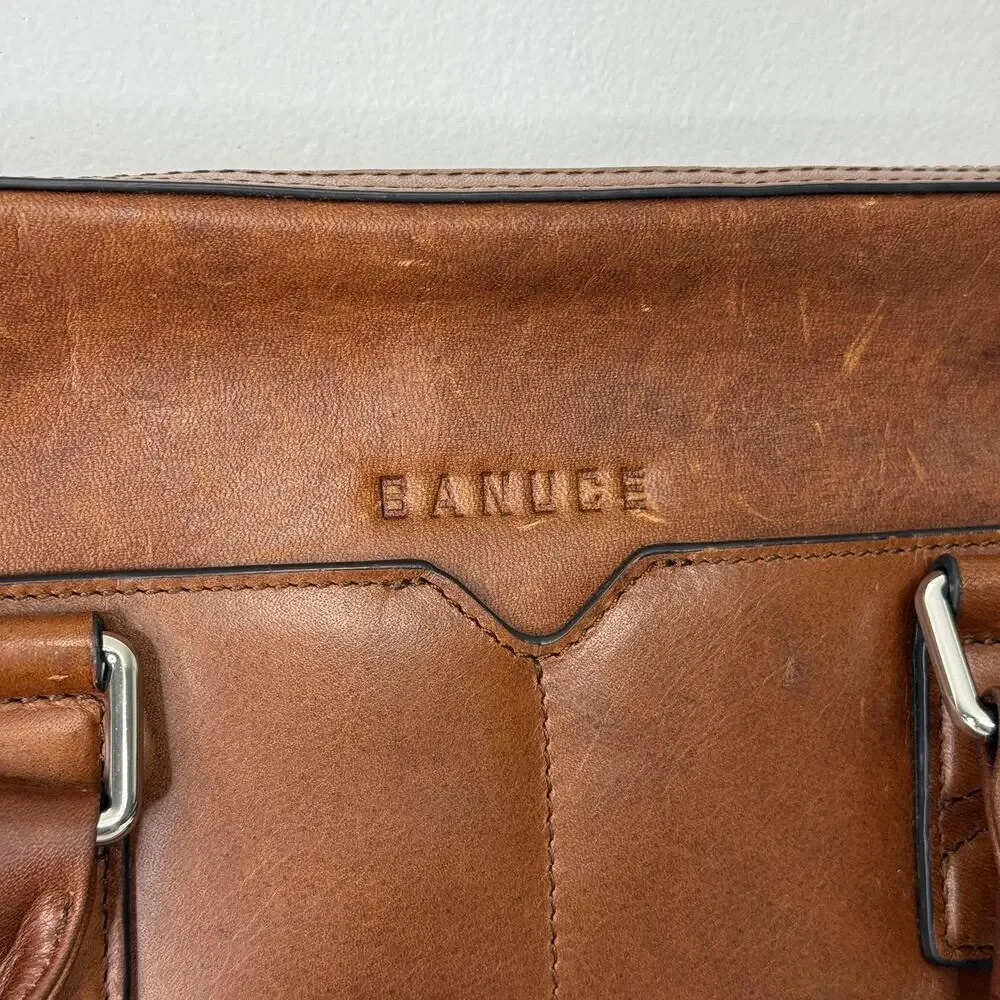 Banuce leather briefcase